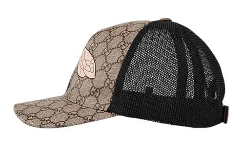 426887 gucci|Gucci Bee GG Jacquard Baseball Cap 'Beige Brown' 426887 .